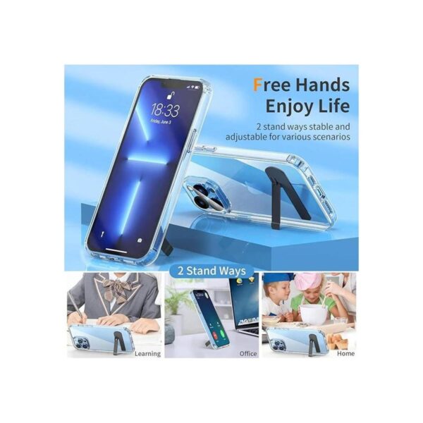Fudley 8 en 1 Funda para iPhone 13 Pro Max con 2