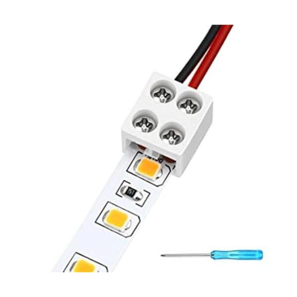 Paquete de 25 conectores de luz LED sin soldadura para_1