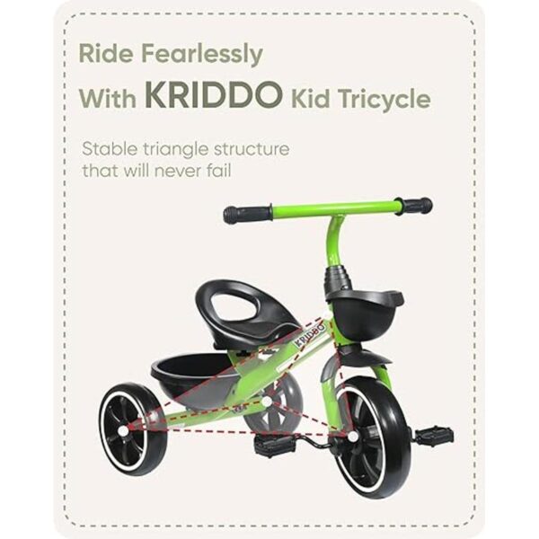 KRIDDO Triciciclos para niños de 18 meses a 4 años_2