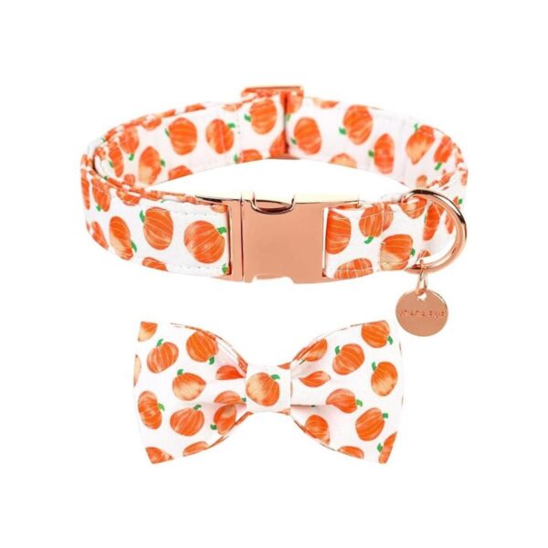 UP URARA PUP Collar de perro de Halloween con corbatín