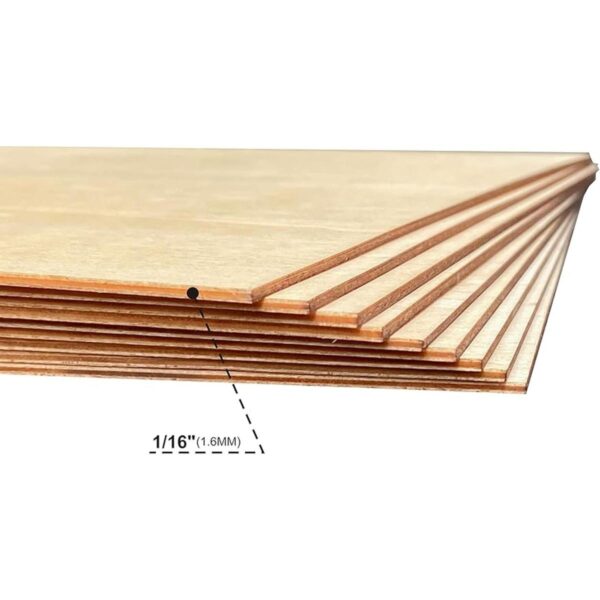 Paquete de 9 hojas de madera contrachapada de tilo finas_3
