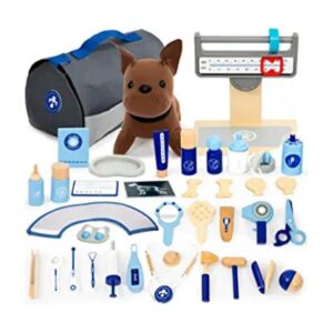 UMU Kit médico para niños juego de simulación de madera_1