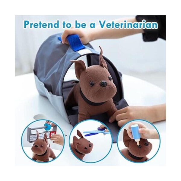 UMU Kit médico para niños juego de simulación de madera_2