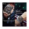 OLEVS Reloj multifunción de cuero para hombre reloj_4