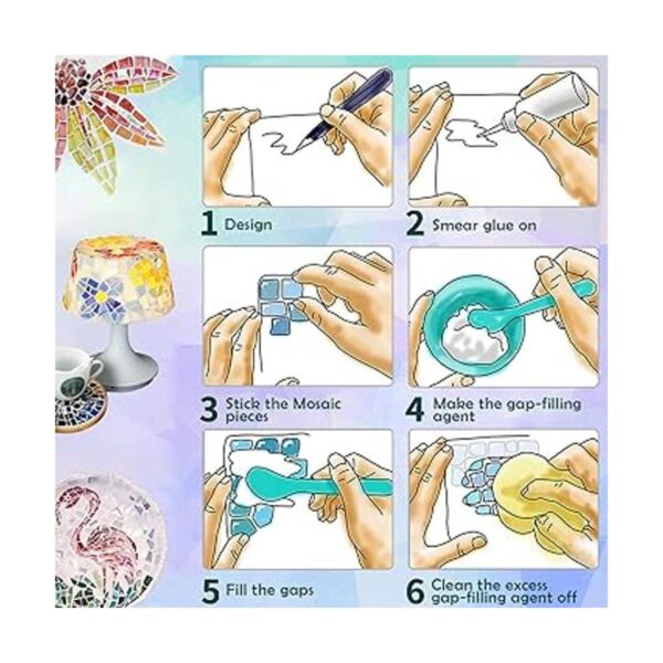 LITMIND Azulejos de mosaico de vidrieras irregulares_5