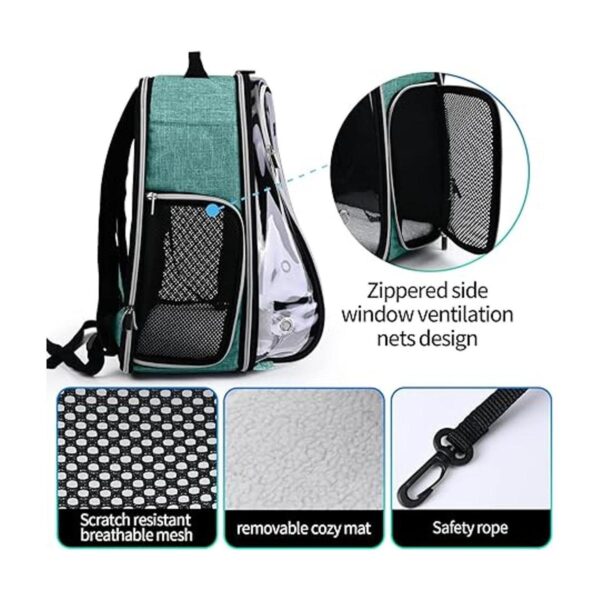 BAGLHER Mochila transportadora para gatos con burbujas