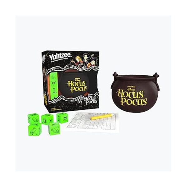 YAHTZEE Disney Hocus Pocus Taza coleccionable de dados_2