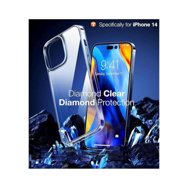 TORRAS Diamond Clear Funda diseñada para iPhone 14 nunca_4