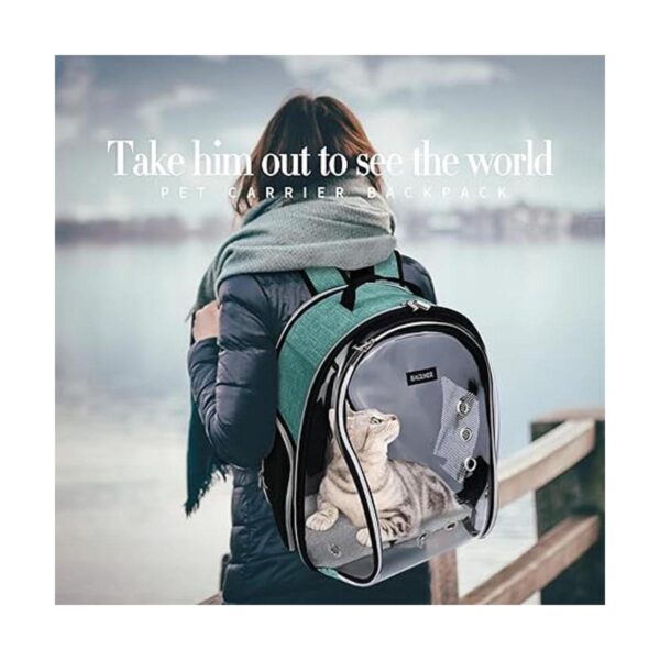 BAGLHER Mochila transportadora para gatos con burbujas