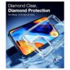 TORRAS Diamond Clear Funda diseñada para iPhone 14 Pro_4