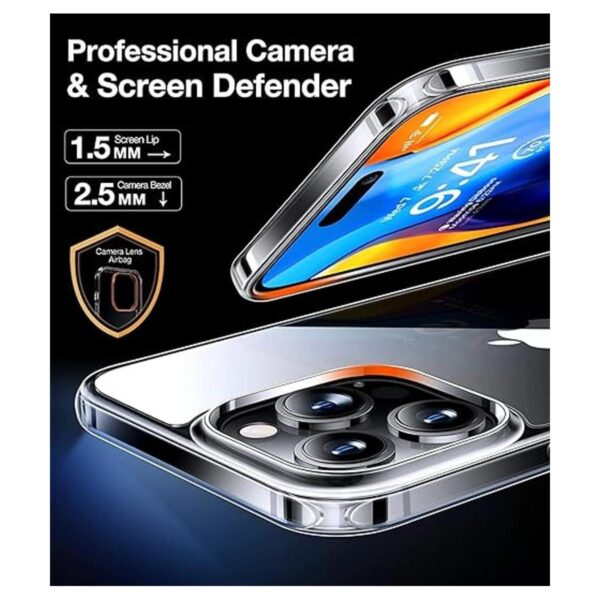 TORRAS Diamond Clear Funda diseñada para iPhone 14 Pro_3