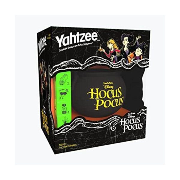 YAHTZEE Disney Hocus Pocus Taza coleccionable de dados_1