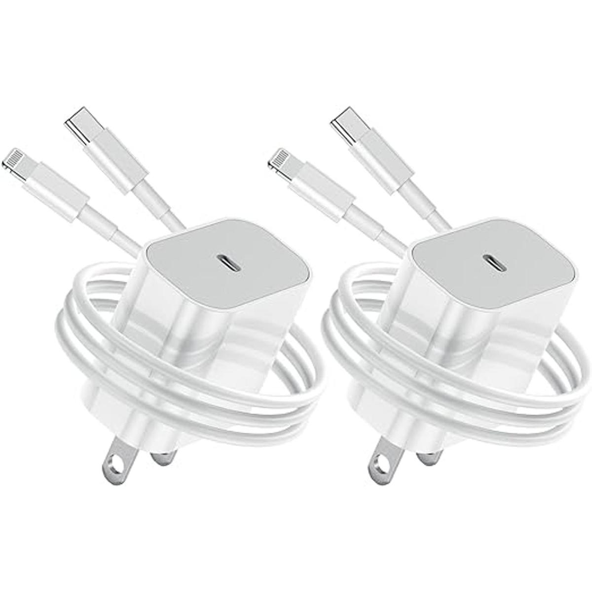 Cargador de carga rápida para iPhone 14 13 enchufe de
