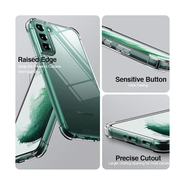 KIOMY Funda protectora para Galaxy S22 transparente a_3