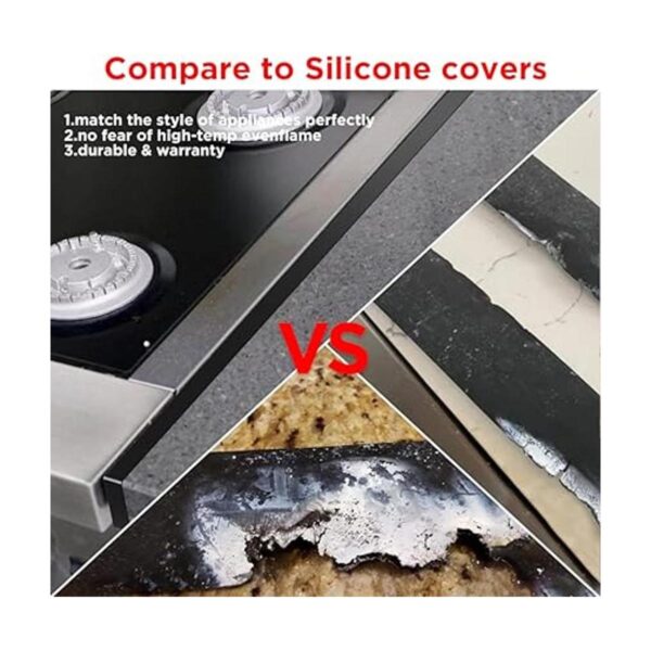 Stove Gap Covers Stainless Steel stove gap filler range_5