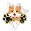 5 globos de fiesta para perros lindos globos de aluminio_1