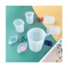 Juego de 7 tazas medidoras de silicona 1 taza de silicona
