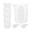 Juego de 7 tazas medidoras de silicona 1 taza de silicona
