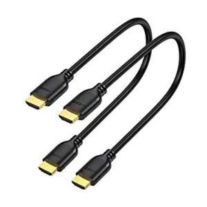 Cable HDMI corto de 1 pie paquete de 2 unidades UVOOI 4K_1