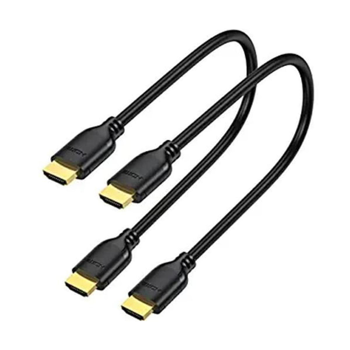 Cable HDMI corto de 1 pie paquete de 2 unidades UVOOI 4K