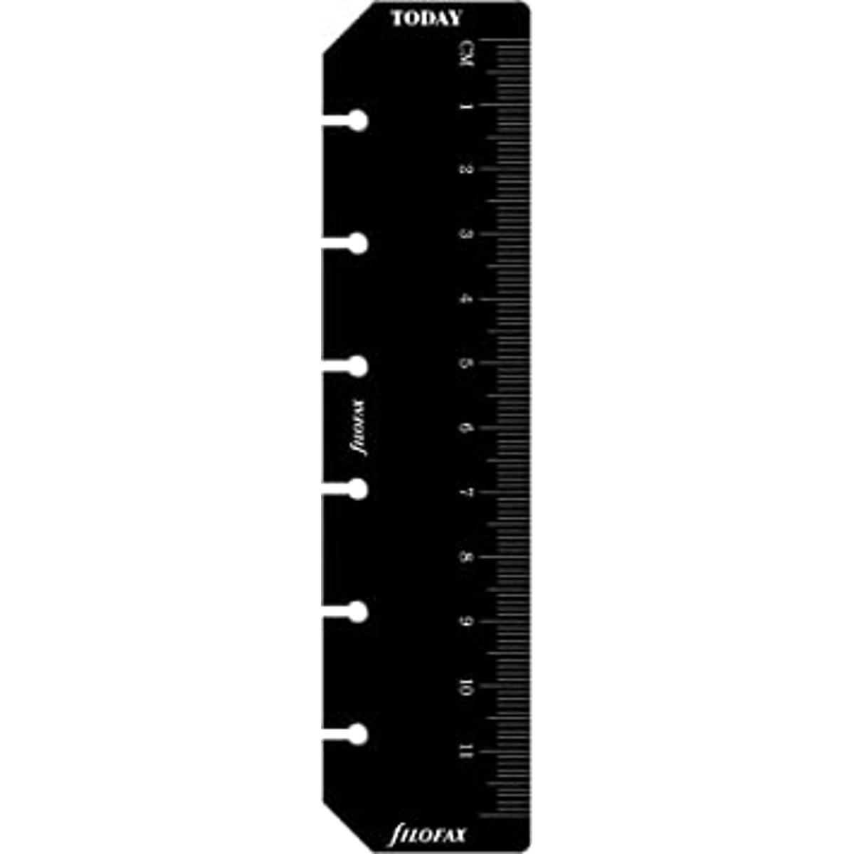 Filofax Pocket Black Regla B213609
