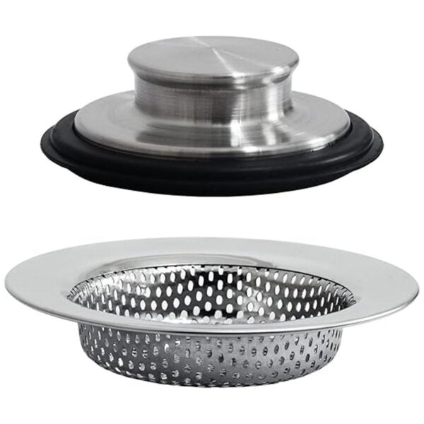 1 tapón de fregadero de cocina 1 colador de fregadero de