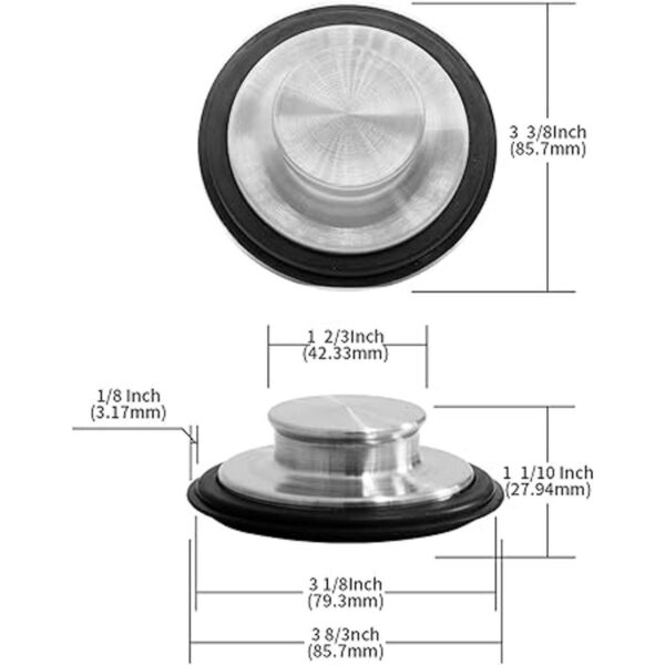 1 tapón de fregadero de cocina 1 colador de fregadero de