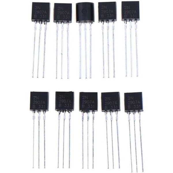 50PCS 2N2907A TO92 0.8A 60V PNP Nuevo transistor de_3