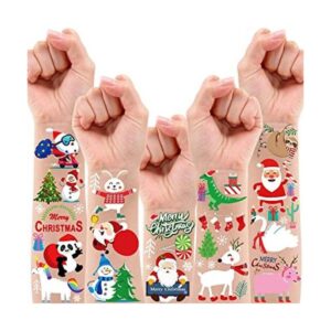 Partywind 90 estilos de tatuajes temporales de Navidad_1