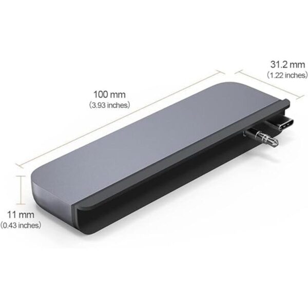 Qwiizlab Adaptador de concentrador USB C 5 en 1 USB 3.0_6