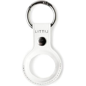 LITTIL Charm Airtag Funda protectora de cuero vegano_1