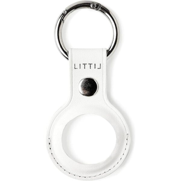 LITTIL Charm Airtag Funda protectora de cuero vegano_1