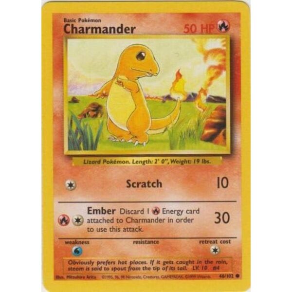 Pokemon Charmander 46102 Base Set_1