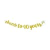 GOER Cheers to 40 years and Champagne Glasses Gold Glitter_1