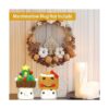 4 piezas de taza de malvavisco de Navidad sombrero de