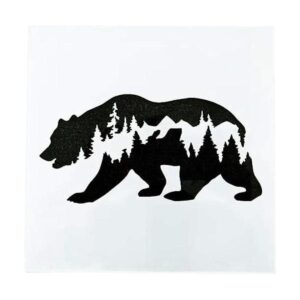 OBUY Forest Bear DIY Craft plantillas huecas para pintura_1