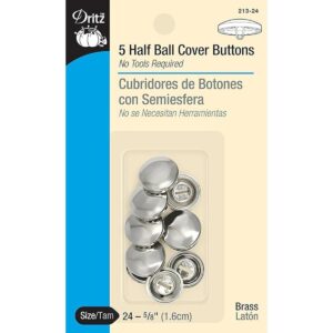 Dritz mitad Bola botones 58 inch Tamaño 24 5PKG._1