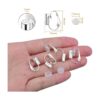 16 piezas de convertidores de aretes con clip parte