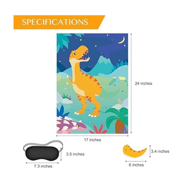 Pin The Tail On The Dinosaur Game Juego de 2 juegos de_2