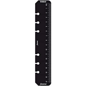 Filofax Personal Negro regla b133609_1