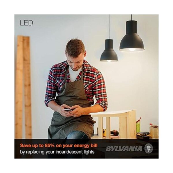 SYLVANIA Bombilla LED equivalente a 40 W A19 eficiente_5