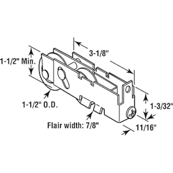 primeline products D 1553 puerta corredera tándem_2