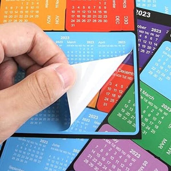 Calcomanías de calendario 2023 pestañas de índice_3