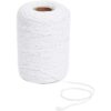 Cuerda de algodón blanco de 0.079 in para manualidades