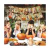 Decoración navideña de Halloween pancarta colgante de_6