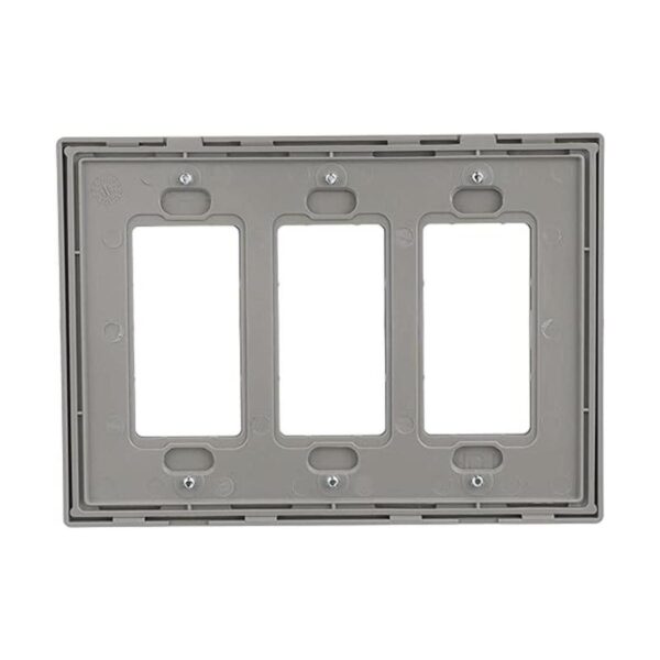 Eaton pjs263sgspl Granito Plateado Diseñador 3Gang_4