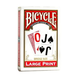 Bicycle Cartas de juego con estampado grande el color_1