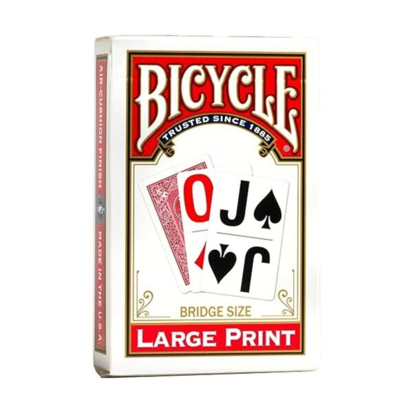 Bicycle Cartas de juego con estampado grande el color_1