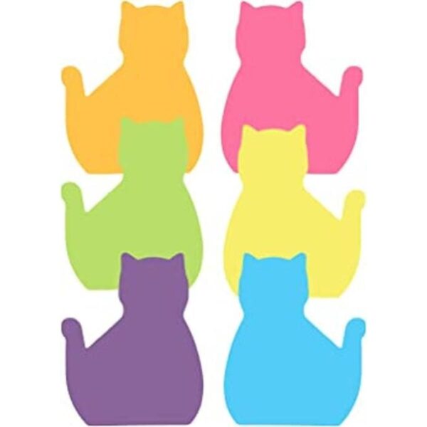 Juego de 360 hojas de notas adhesivas para gatos regalos_1