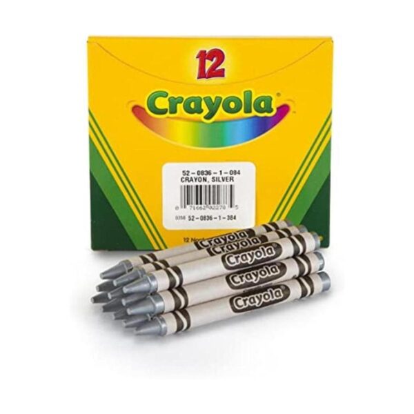Crayola Crayones plateados metálicos crayones a granel_1